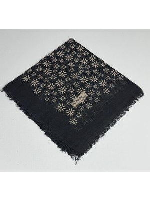 Sinem Emprime Koton Eşarp -  Siyah / KARAMEL-6290-19