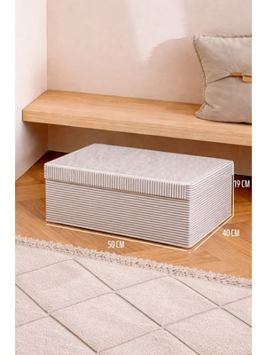 ALAS 1 Adet Çok Amaçlı Baza Altı Giysi&kazak Kutu Hurç