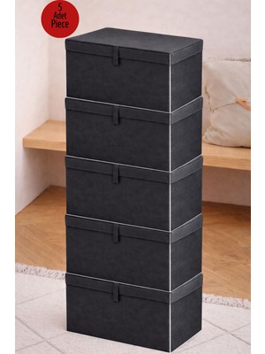 ALAS 5  Adet Çok Amaçlı Baza Altı Mega Boy Giysi Kutu Hurç