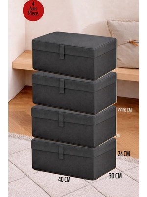 ALAS 4 Adet Çok Amaçlı Baza Altı Organizer Mini Hurç