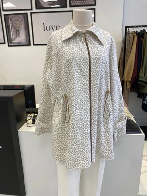 2k Leopar Desenli Kısa Kap