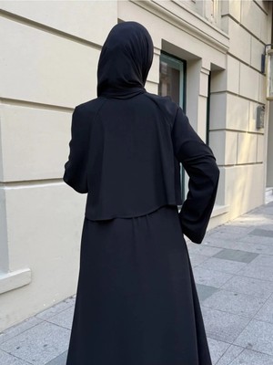 Modaco Tesettür Kap Suare Krep Kap Modern ve Pratik Şıklık