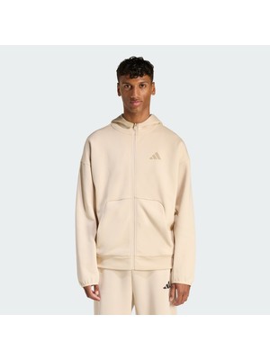 Adidas Sportswear KD7665 Future Icons Small Logo Full-Zip Hoodie