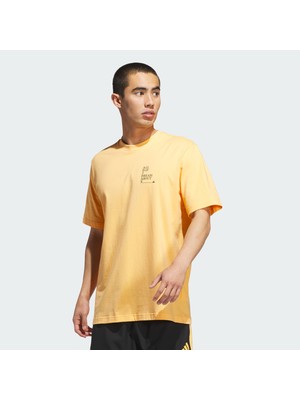 Adidas Performance JX0089 Adidas Basketball Grafik Baskılı Tişört