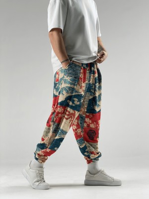 Cocopelli Etnik Desenli Erkek Şalvar Pantolon COC2917