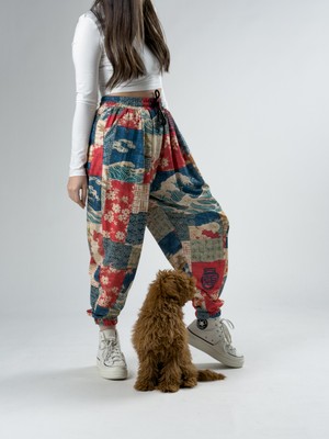 Cocopelli Etnik Desenli Kadın Jogger Pantolon COC2918