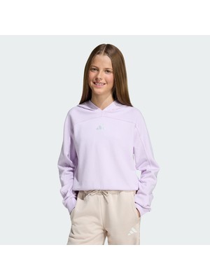 Adidas Sportswear KB9554 Junior Girl Holiday Glam Kısa Sweatshirt