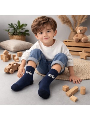 Gigi Giyim Göz Baskılı Erkek Çocuk Soket Çorap