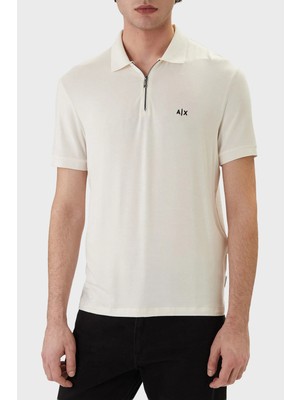 Armani Exchange Regular Fit Logolu Fermuarlı Polo Erkek Polo XM002372 AF21936 U0009