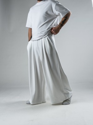 Cocopelli Oversize Samurai Beyaz Erkek Pantolon COC2905