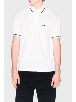 Armani Exchange Pamuklu Regular Fit Logolu Düğmeli Polo Erkek Polo XM002356 AF13026 U0009
