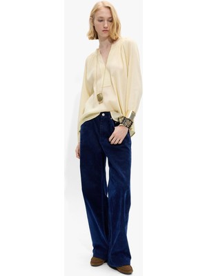 Parfois Kadın %100 Pamuk Dokulu Düz Bluz