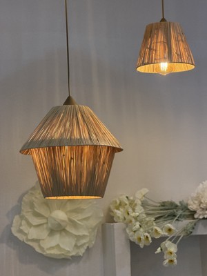 Maison Avf Evros Rafya Hasır Sarkıt Avize