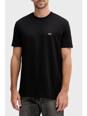 Armani Exchange Pamuklu Regular Fit Logolu Bisiklet Yaka T Shirt Erkek T Shirt XM001568 AF10358 UC001