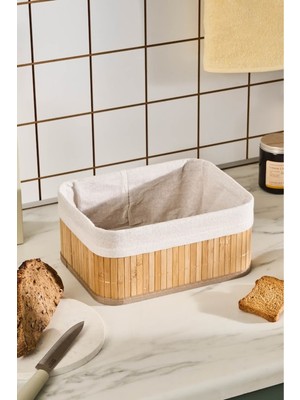 Feyza Design Şık ve Fonksiyonel 26 cm Ekmek Sepeti, Mutfağınıza Şıklık Katacak