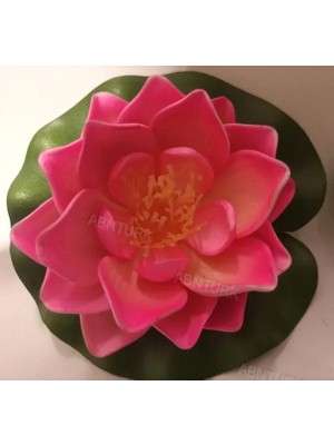 abnturk 1 Adet Suda Yüzebilen Nilüfer Çiçeği 10CM Çapında Sudan Etkilenmez Solmayan Renk Özel Eva Çiçekler