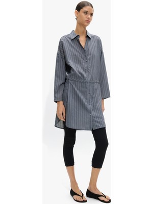 Parfois Kadın Çizgili Gömlek Elbise
