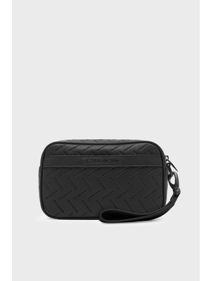 Armani Exchange Kabartma Logolu Çıkarılabilir Bilek Askılı Çanta Erkek Çanta XM002600 AF22652 UC001