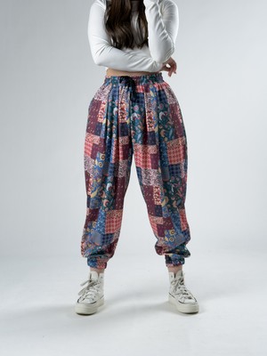 Cocopelli Yama Desenli Kadın Jogger Pantolon COC2925