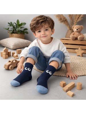 Gigi Giyim Göz Baskılı Erkek Çocuk Soket Çorap