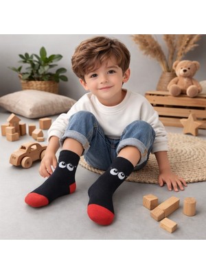 Gigi Giyim Göz Baskılı Erkek Çocuk Soket Çorap