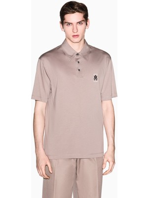 Armani Exchange Pamuklu Regular Fit Logolu Düğmeli Polo Erkek Polo XM002209 AF10364 U6107