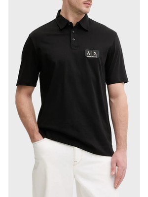 Armani Exchange Pamuklu Regular Fit Logolu Düğmeli Polo Erkek Polo XM002232 AF10364 UC001