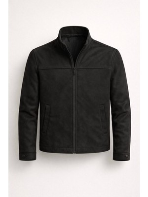 Baselco Basic Sade Şık Slim Fit Mevsimlik Süet Ceket