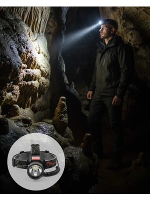 Adat Hareket Sensörlü Şarj Edilebilir Kafa Lambası LCD Göstergeli