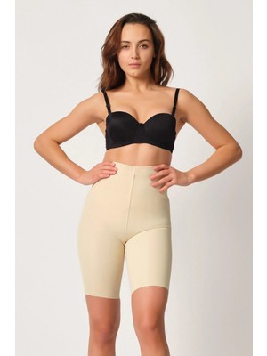 Liyuza Ten Mı Emay 2927 Bel Dekolteli Balenli Paçalı Lazer Korse