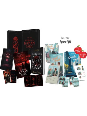 Ephesus Yayınları Kasırgaya Kanan Saka 1 Hediyeli Özel Kutu ve Çalıntı Hayat 1 Hediyeli Kutu Ciltli