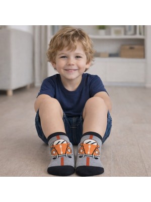 Gigi Giyim Woswos Baskılı Erkek Çocuk Soket Çorap