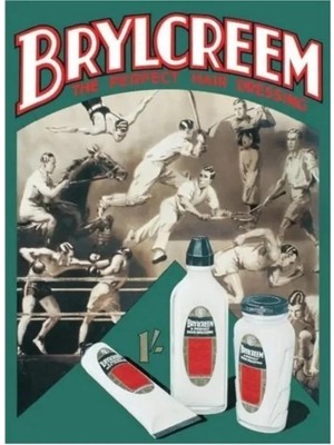 Brylcreem Sport Metal Duvar Panosu