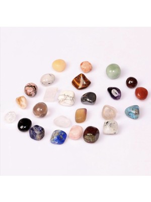Taşmir 25'li Özel Doğal Taş Koleksiyon Seti - Enerji Taşları Seti