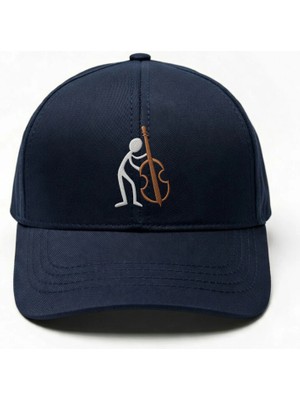 T-Funny Cello Müzisyen Işlemeli Şapka