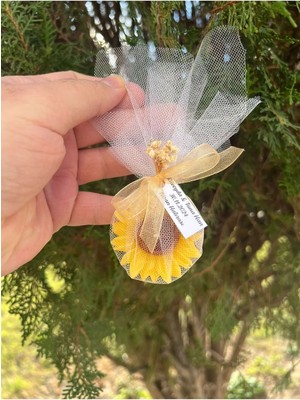 Bernami Pinterest Ayçiceği Temalı Mum Nikah Şekeri, Doğum, Sünnet, Düğün Nişan Söz, Kına - 15 Adet