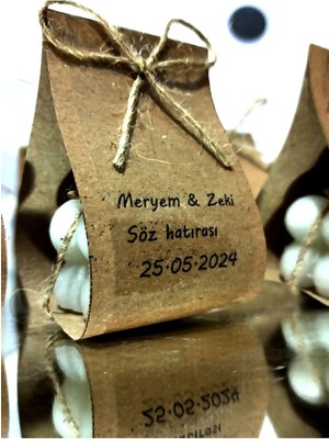 Bernami Pinterest Süslemeli Mini Bubble Mum, Nikah Şekeri, Doğum, Sünnet, Düğün Nişan Söz, Kına - 15 Adet