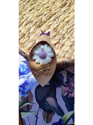 Bernami Pinterest Özel Gün Söz Nişan Papatya Çiçekli Vanilya Kokulu Buket Hediye Mum