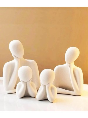 Bernami Pinterest Dekoratif Biblo Iki Çocuklu Aile Biblo Seti