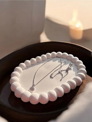 Bernami Pinterest Bubble Dekoratif Oval Tepsi Takı Organizeri