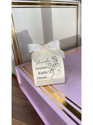 Bernami Pinterest Anneler Günü Bubble Mum Süslenmiş Set 25 Adet