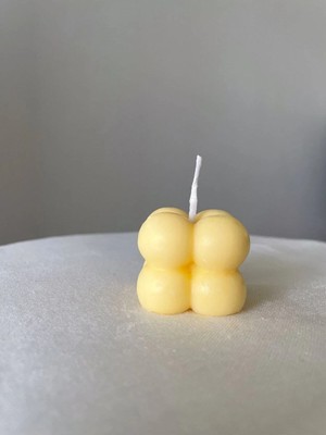 Bernami Pinterest 10 Adet Sarı Hediyelik Mini Bubble Mum Düğün Kına Davet Nişan Hediyeliği