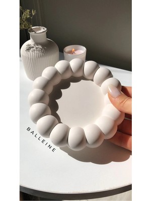 Bernami Pinterest Bubble Dekoratif Beton Tabak /takı Tabağı/bardak Altlığı/organizer/sunumluk