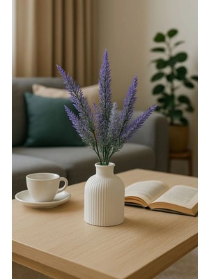Bernami Pinterest Havalı Tasarım Beyaz Özel Tasarım Vazo Aksesuar Dekoratif Ürün(Çiçek Dahil Değildir)
