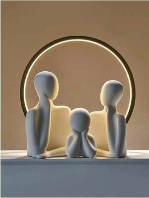 Bernami Pinterest 3 Kişilik Beton Heykel Obje Biblo Aile Beton Minimal Obje Biblo Aile