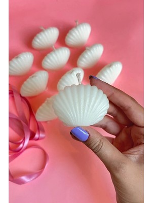 Bernami Pinterest Özel Mini Istiridye Mum Davet Nikah Söz Nişan Kına Hediyeliği 10 Adet