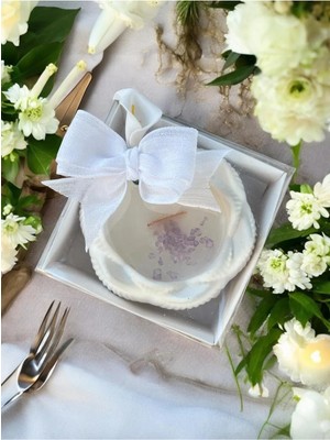 Bernami Pinterest 10 Adet Süslemeli Lotus Çiceği Mumlu, Nikah Şekeri, Doğum, Sünnet, Düğün Nişan Söz, Kına, Doğum Günü