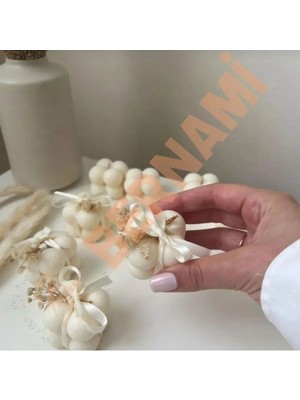 Bernami Pinterest 20 Adet Tekli Mum Kurdele ile Bağlı Mum #bebek Hediye#dügün#söz#nişan