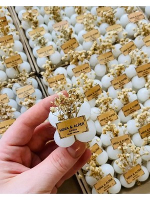 Bernami Pinterest Nişan Söz Nikah Doğum Günü Daha Bir Çok Özel Gün Için Bouble Mum Mumluk Hediyelik - 30 Adet