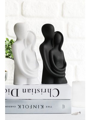 Bernami Pinterest Blue Avm 2li Sarılan Çift Heykeli Dekoratif Sevgili Biblo Sarılançift